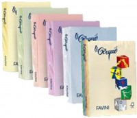 Risma 500 fg. carta 80 gr. A4 colori tenui Le Cirque