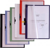 Cartellina in plastica con pressino