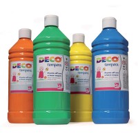 Tempera pronta in flacone da 1 litro DECO'