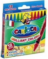 Pastelli a cera scatola 12 colori CARIOCA