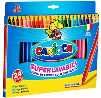Pennarelli punta piccola scatola 24 colori JOY CARIOCA