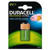 Batterie DURACEL ricaricabili transistor 9V 9 volt  blister 1 pz.