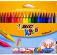 Pastelli a cera infrangibili scatola 24 colori PLASTIDECOR