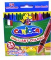 Pastelli a cera scatola 24 colori CARIOCA